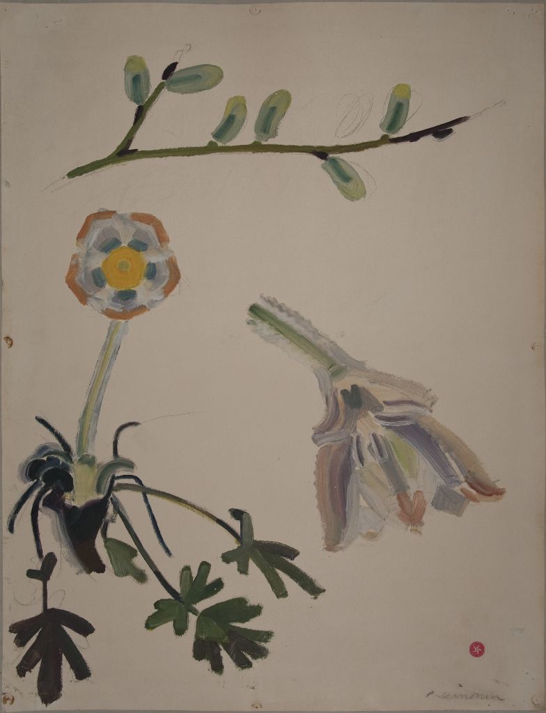 Paavo Leinonen, Kasvin osia, kukkia, 1914-1915
