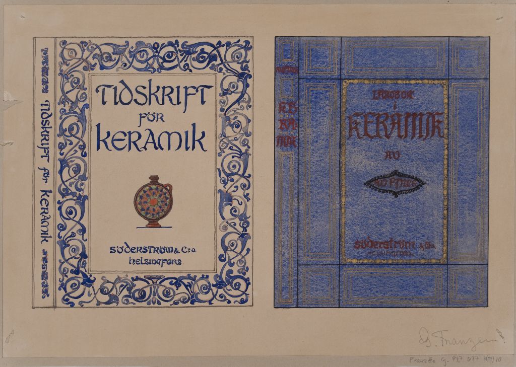 Gustaf Franzén, Tidskrift för keramik ja Lärbok i keramik, 1914-1915