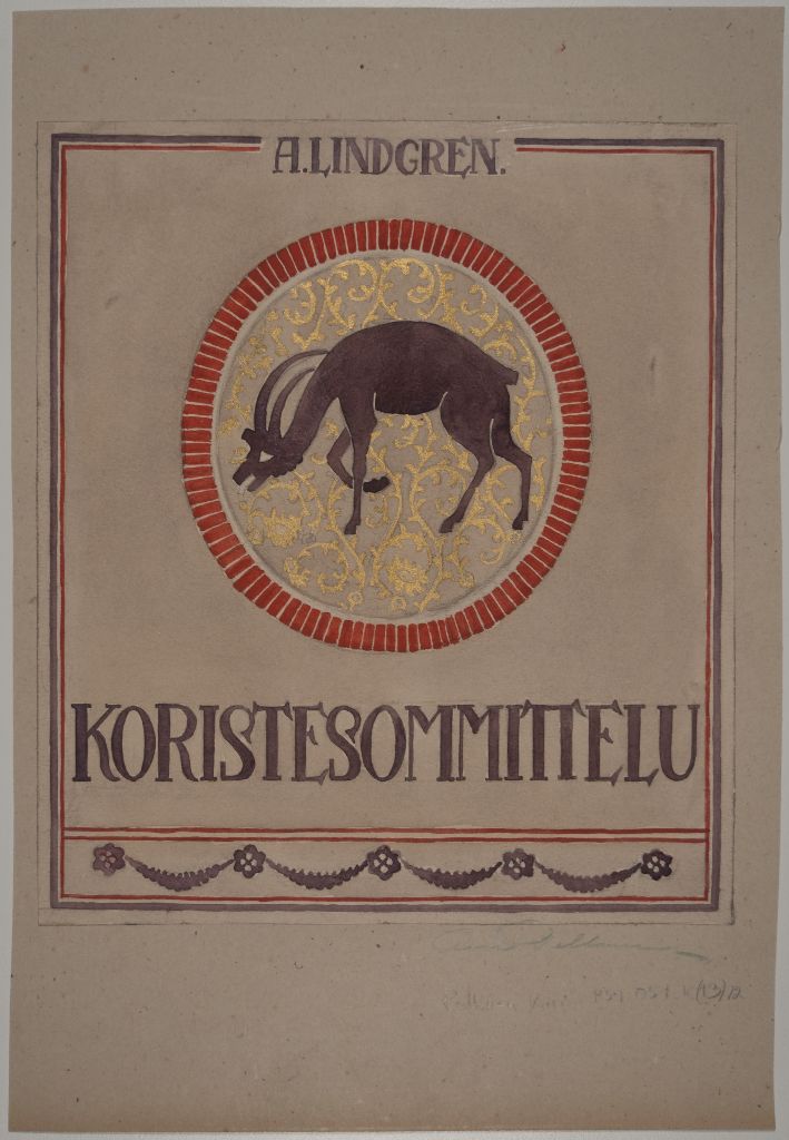 Airi Pellinen, Kirjan kansi, Koristesommittelu, 1915-1916