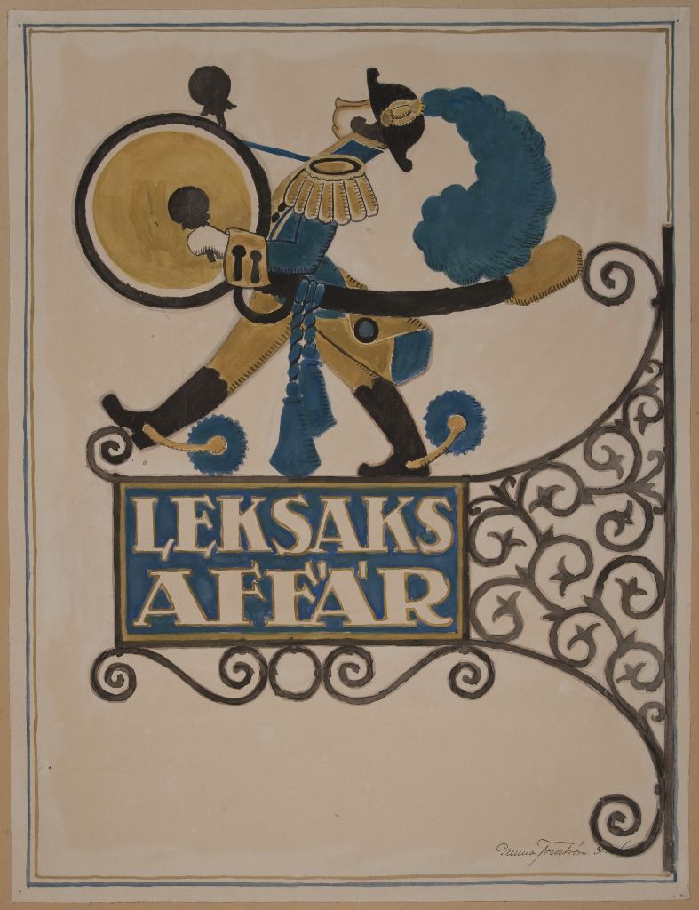 Gunnar Forsström, Leksaksaffär, 1916