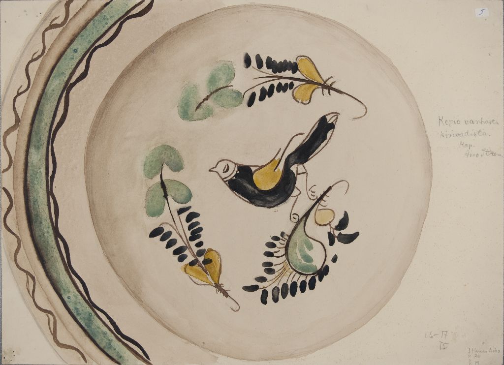 Aino Itkonen, Kopio vanhasta kivivadista, 1916-1917