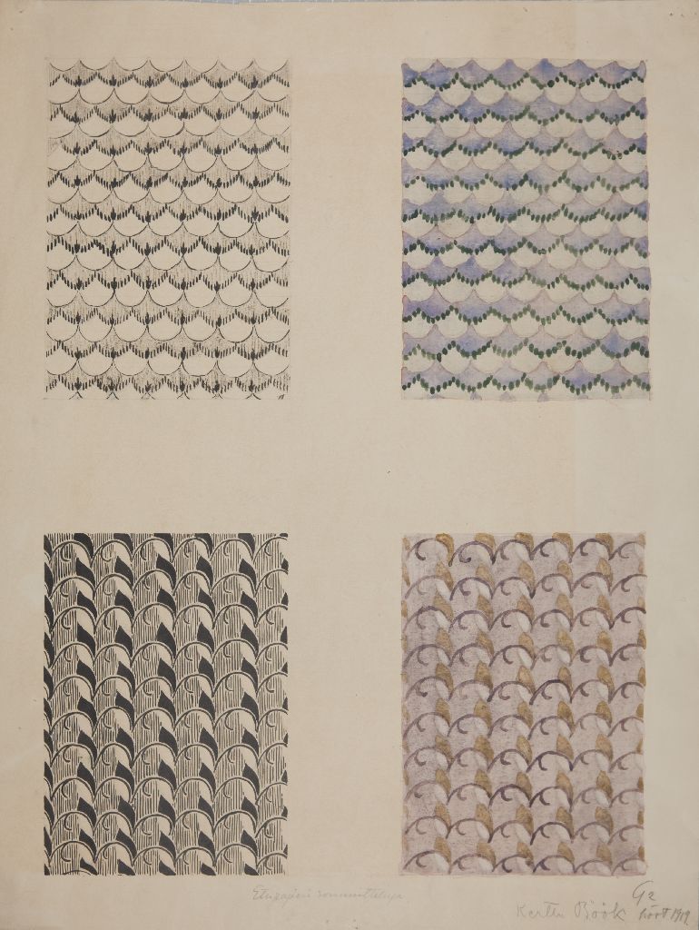 Kerttu Böök, Etupaperi suunnitteluja, 1919