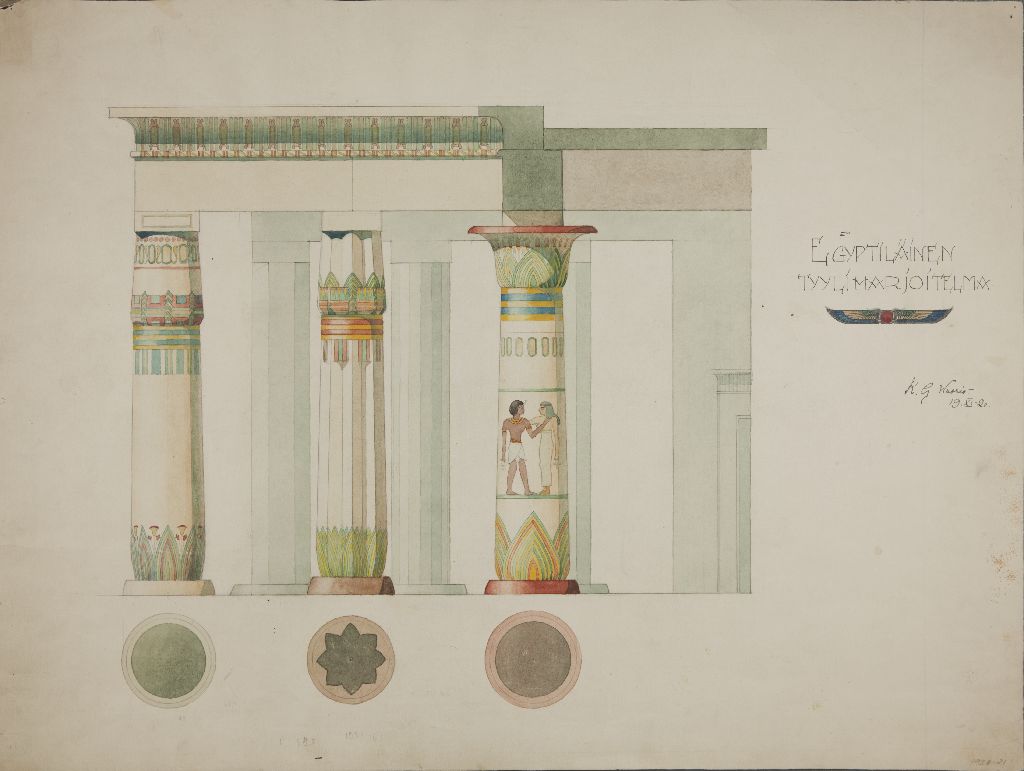 K.G. Wuorio, Egyptiläinen tyyliharjoitelma, 1920