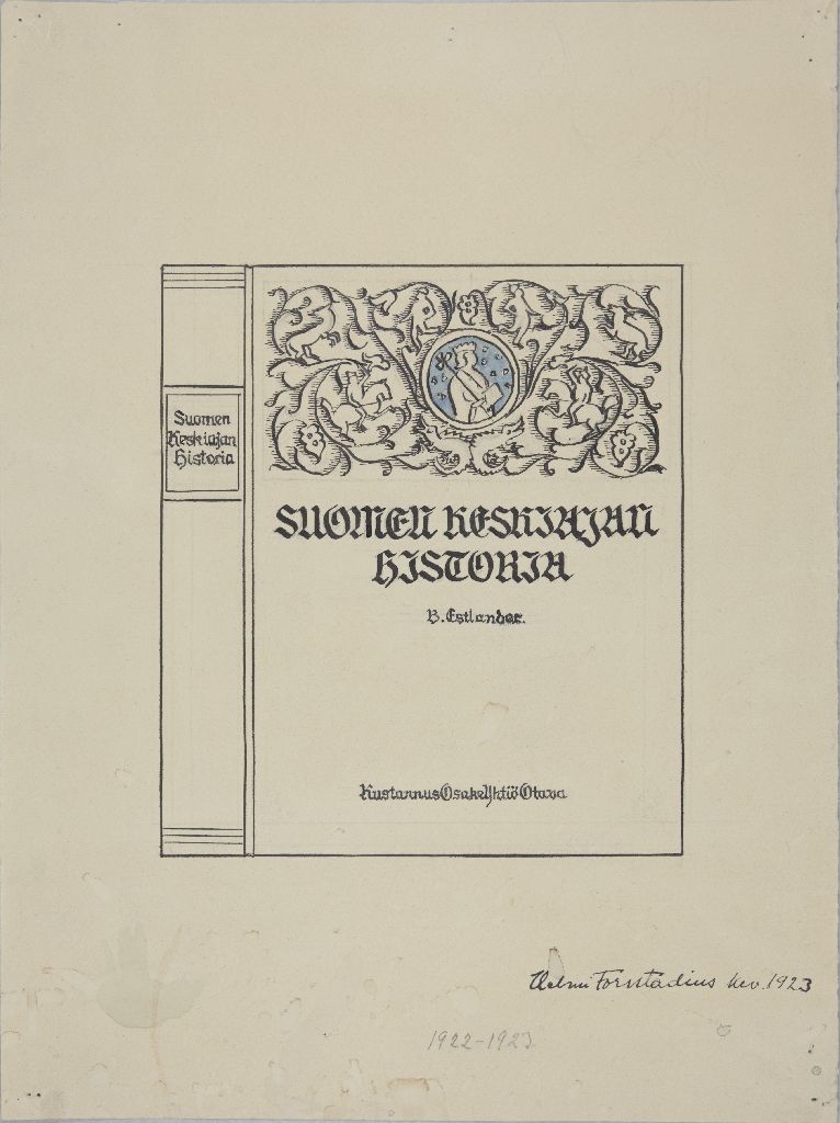 Helmi Forstadius, Kirjan kannet, Suomen keskiajan historia, 1923