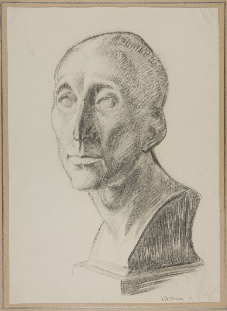 Ola Forsell, Luonnos veistoksesta, 1924-1925