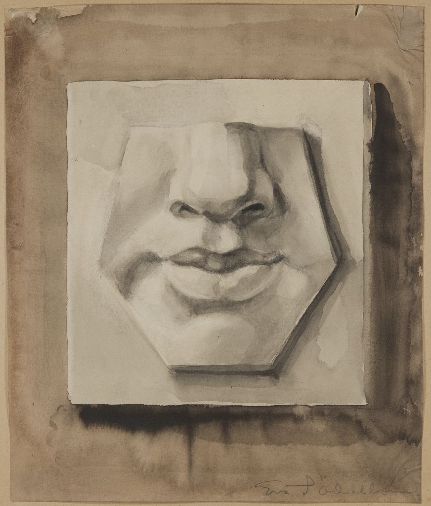 Evy Söderblom, Reliefin yksityiskohta; nenä, 1924-1925