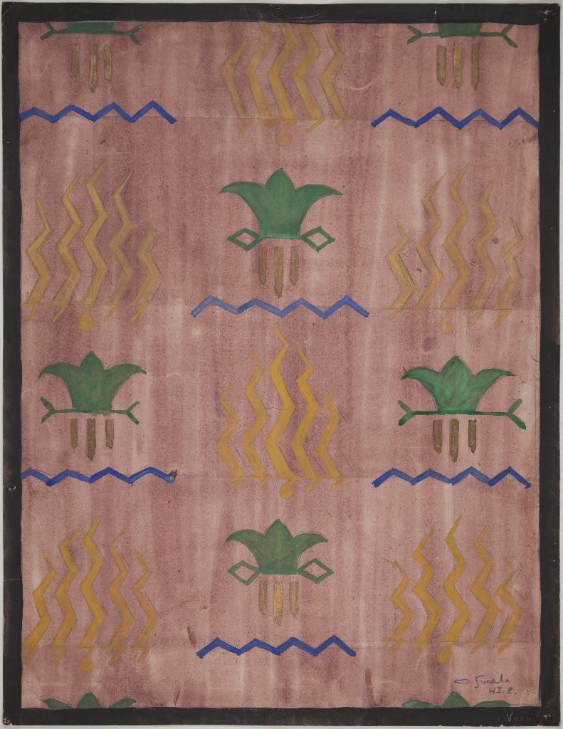 Olavi Suvela, Tapetti / ornamentti, 1927-1928