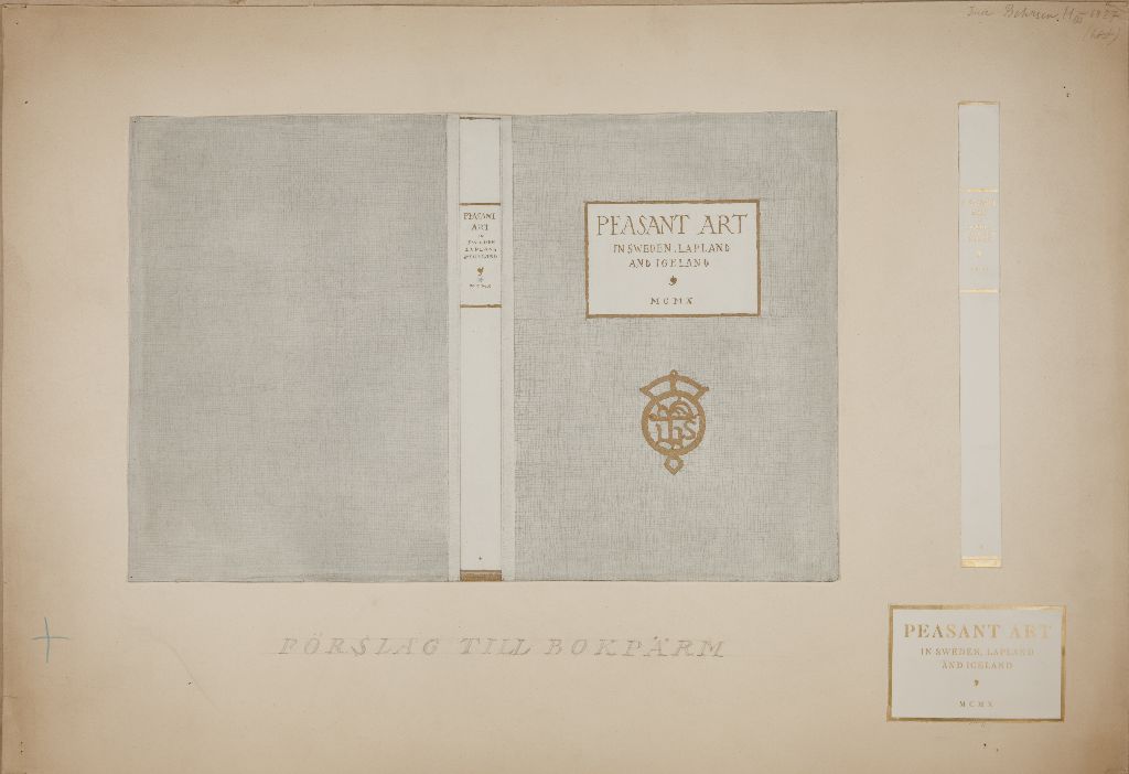 Ina Behrsen, Förslag till bokpärm, 1927
