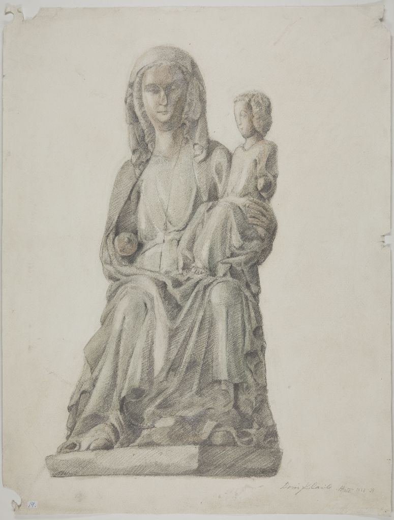 Doris Klaile, Patsaan piirustus, 1938-1939