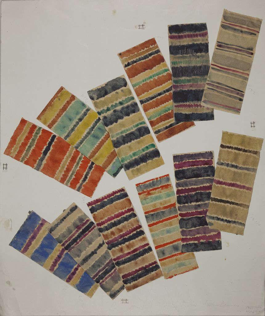 Nimetön, Riepumattomalleja väriharjoitelmina, 1942-1943
