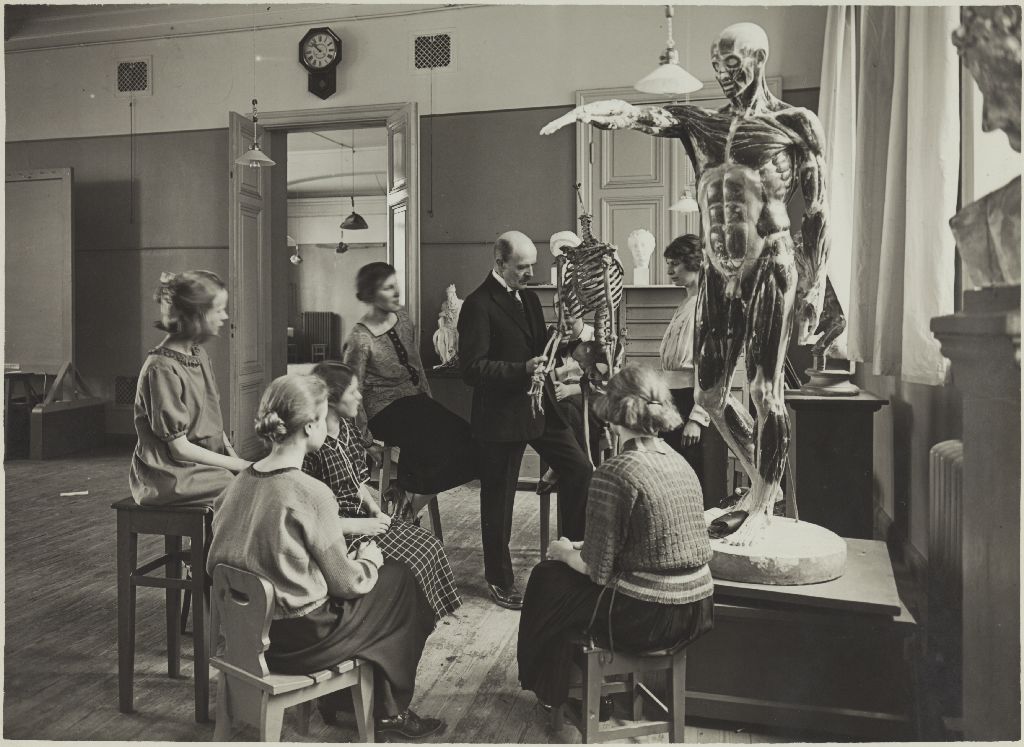 Anatomian opetustilanne, 1925