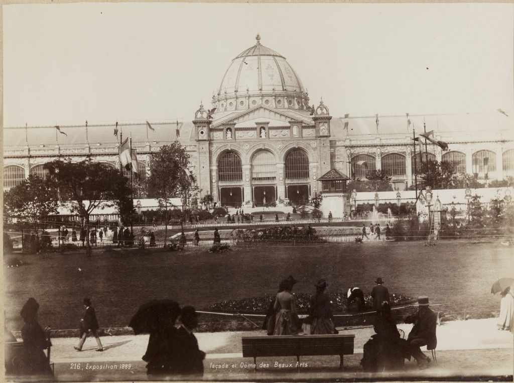 Facade et Dóme des Beaux Arts, Pariisin maailmannäyttely, 1889