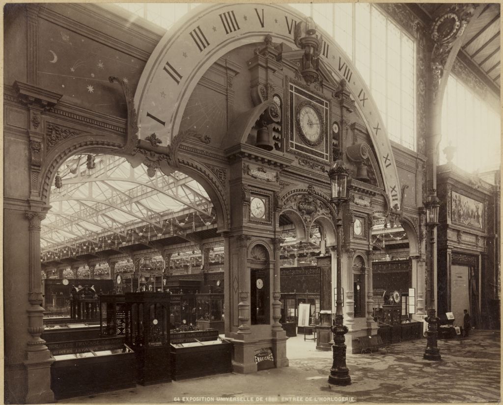 Entrée de l´Horöpgerie, Pariisin maailmannäyttely, 1889.