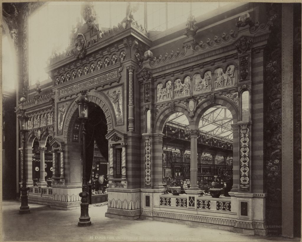 Keramiikkaosasto, Pariisin maailmannäyttely, 1889
