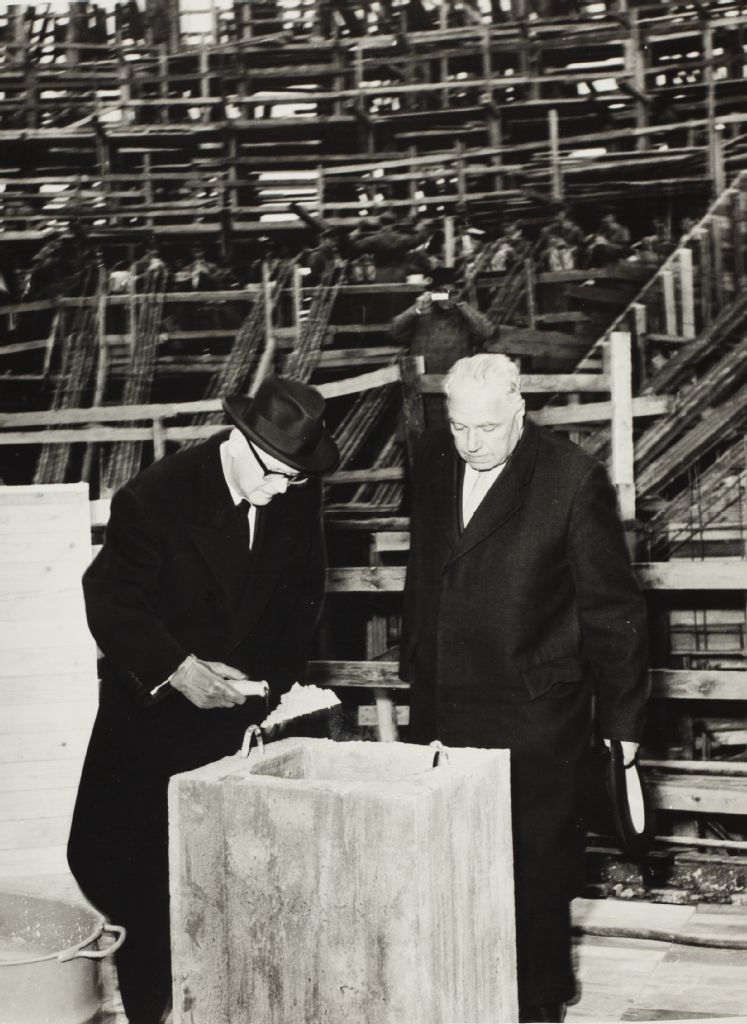 Presidentti Kekkonen ja rehtori Rahola 8.11.1962