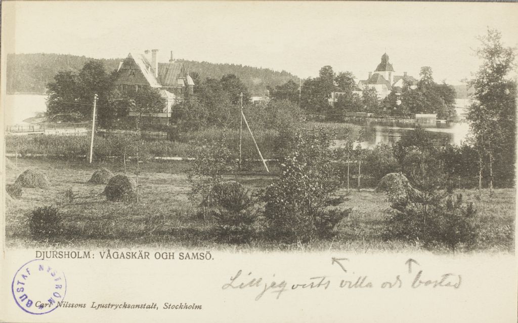 Djursholm: Vågaskär och Samsö. Carl Nilssons Ljustrycksanstalt, Stockholm.