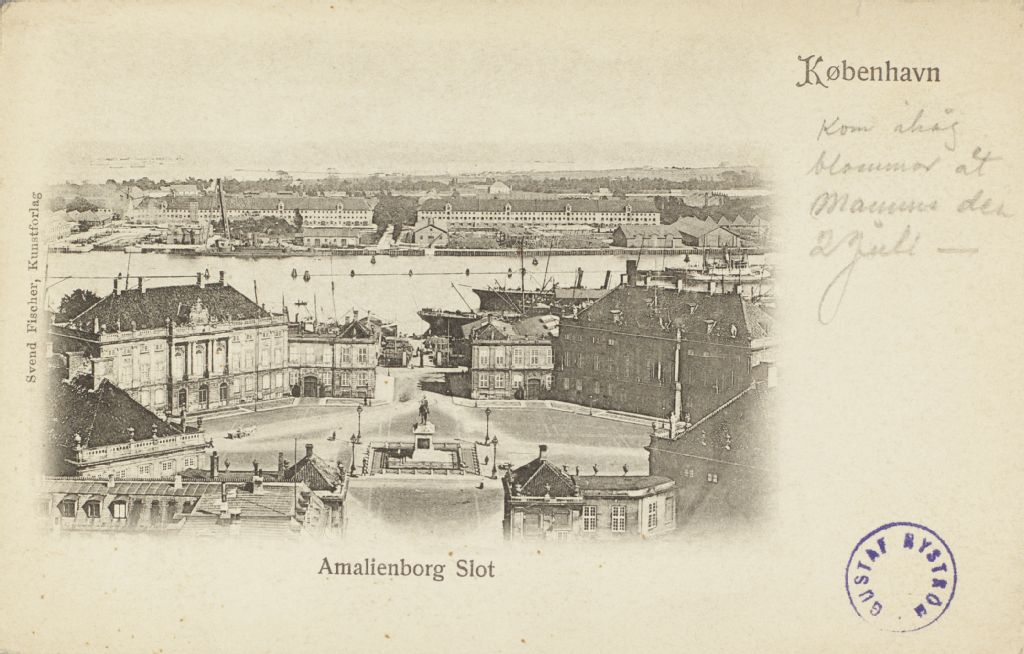 Kööpenhamina-aiheinen postikortti