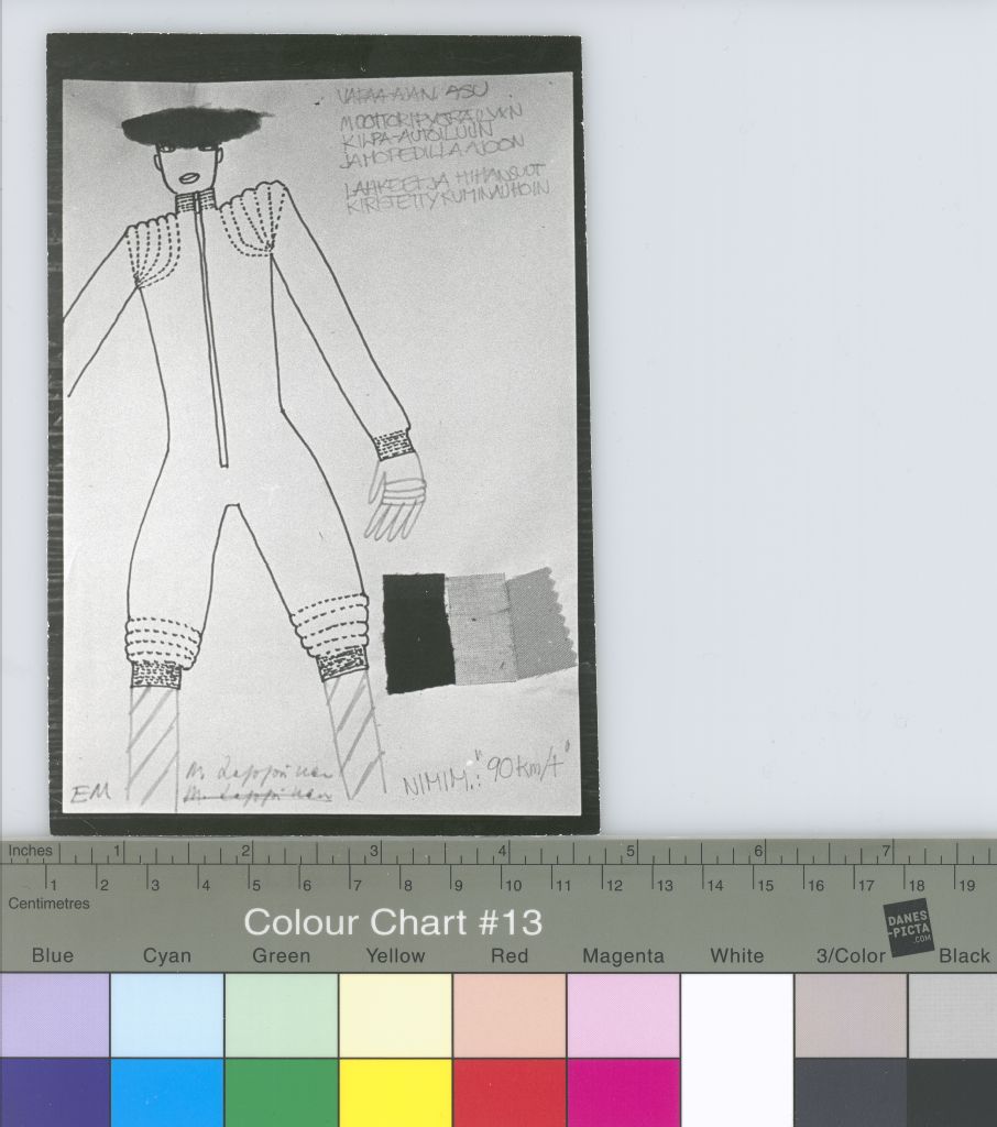 Vaatetus ja pukutaide 1960-luku, vaatesuunnittelun harjoitustyö