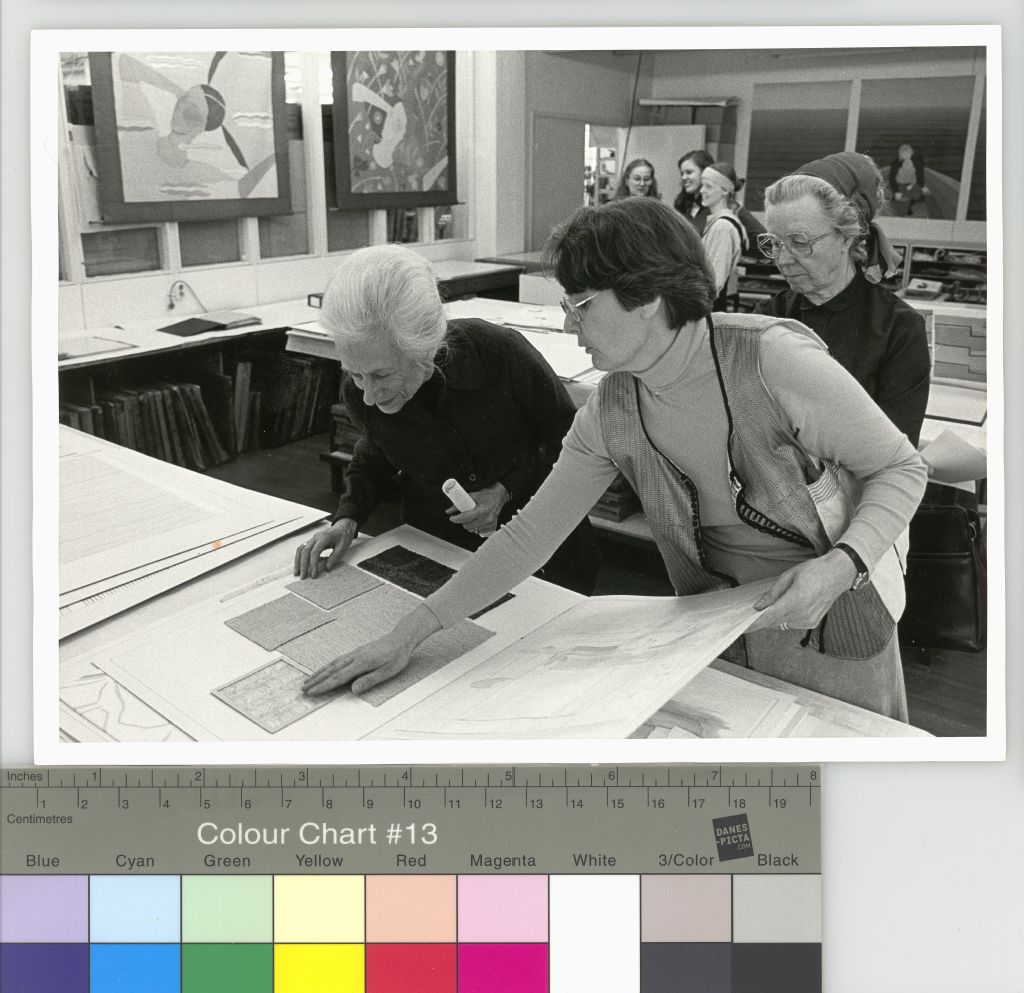 Tekstiilitaiteen koulutusohjelman toimintaa 1980-luvulla