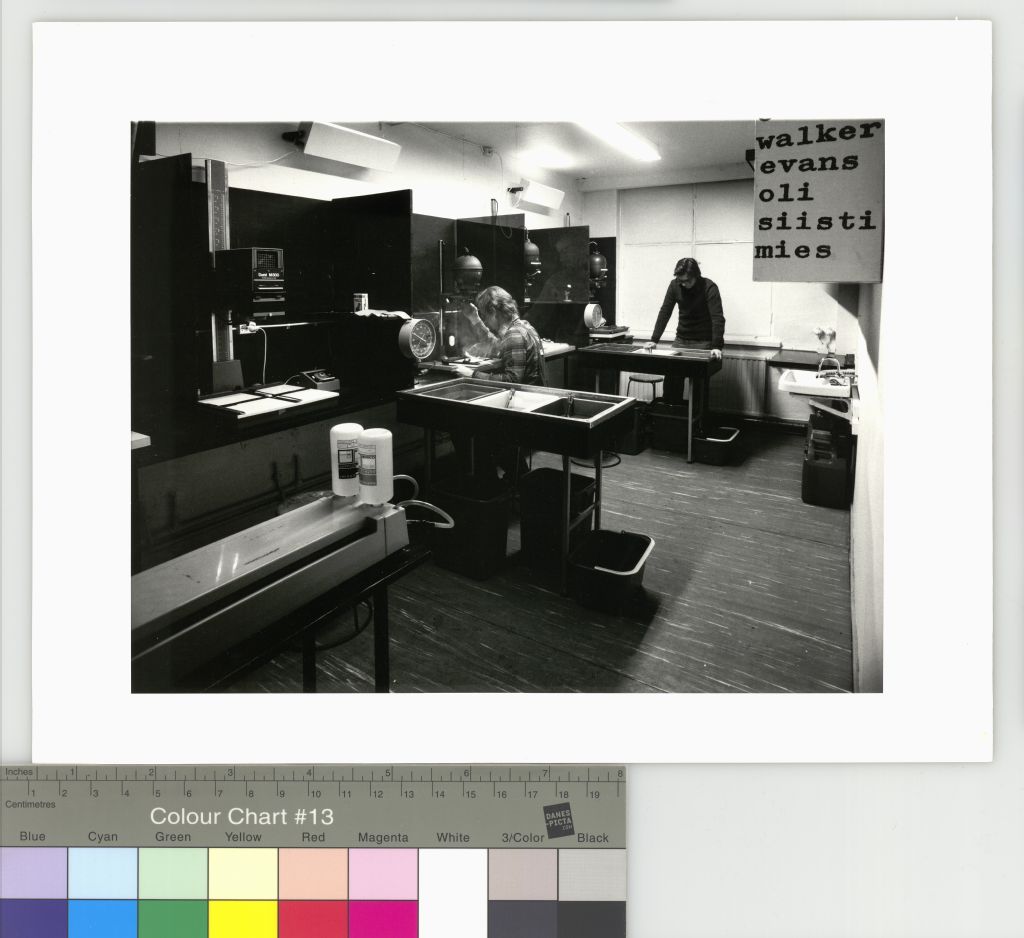 Valokuvauksen laitoksen toimintaa 1980-luvulla