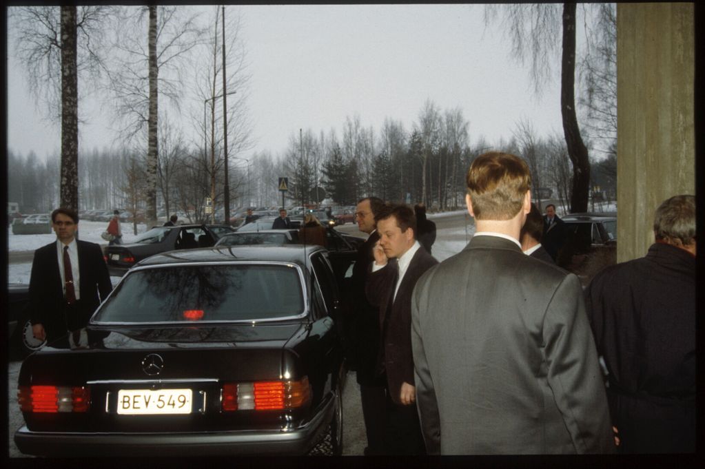 LTL Photos from 1991; King Carl XVI Gustav of Sweden visits LTL