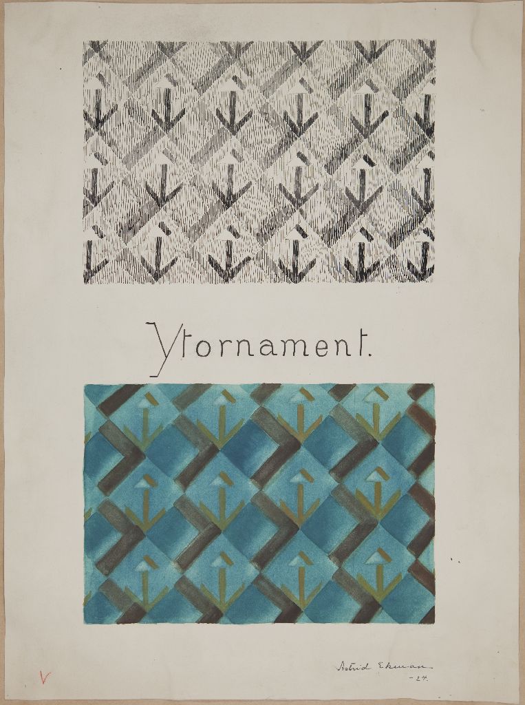Astrid Ekman, Ytornament, 1924
