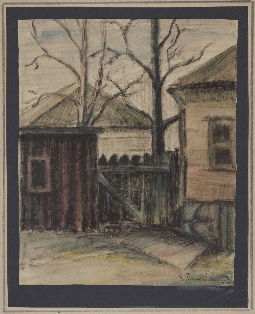 Maj Juustinen, Vesivärimaalaus, 1925