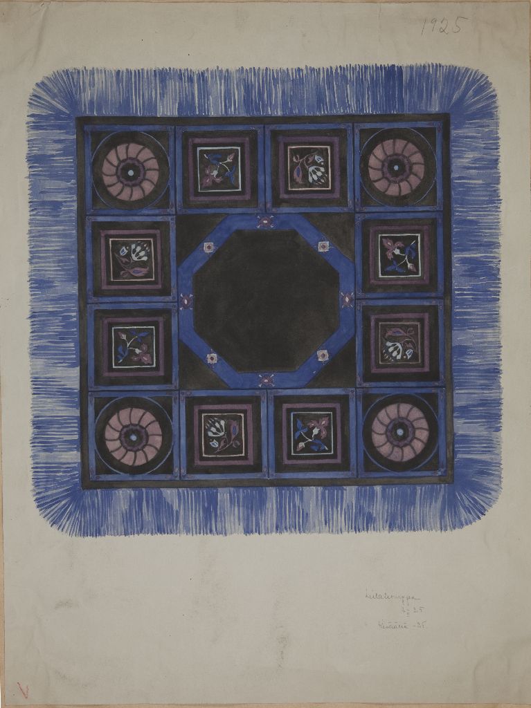 Leila Komppa, Tekstiilisuunnitelma, 1925