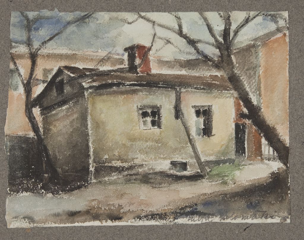 Hilja Palomäki, Vesivärimaalaus, 1924-1925